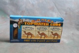 Vintage CAMEL WIDES Hard Pack Cigarettes with TOPWATER LURE Unopened