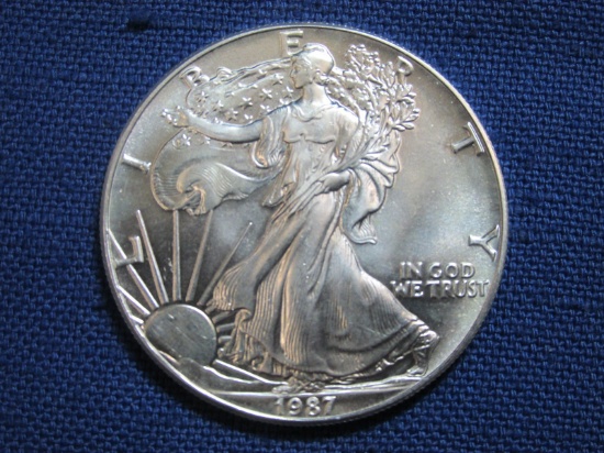 1987 Silver Eagle Coin – 1oz. Fine Silver – As shown