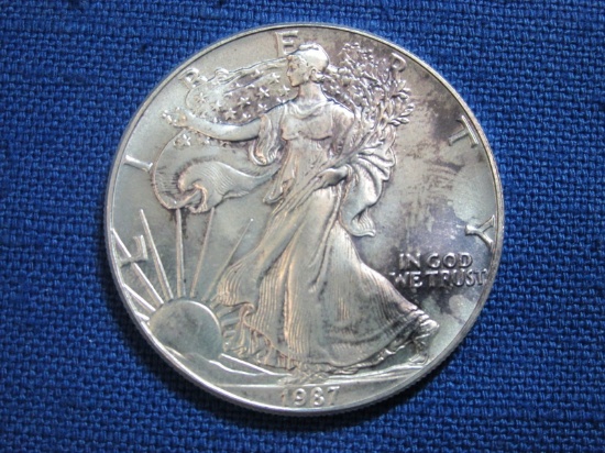 1987 Silver Eagle Coin – 1oz. Fine Silver – As shown