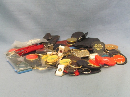 Mix Lot of Advertisement & Other Key Chains – Used & Unused Condition