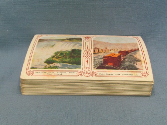 Two Picture Postcards – U.S. & International – Unused – Soiled/Stained