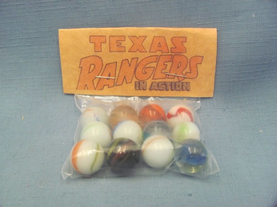 Marbles (12) – Texas Rangers in Action – Good Condition