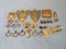 Lot of Assorted Decorative Hardware – Draw Pulls, Eagle Badges, Finial, Floral Hooks, etc. - As show