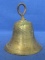 Brass Bell w/ Iron Clapper & Hook for hanging – 3 1/4” DIA x 4 1/2” T  (including hook)