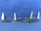 4 Folding Knives: Jaguar, 3 Frost Cutlery – 2 1/2-3” Closed
