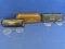 2  Pairs  of  Gold Colored Antique Eye Glasses & 3 Cases
