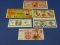 Colorful “Hell Money”  - 4 Chinese – 1 Vietnamese