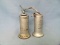 Eagle Pump Oil Oiler Cans (2) – One is No. 33F – Levers Work – Can is 4” T