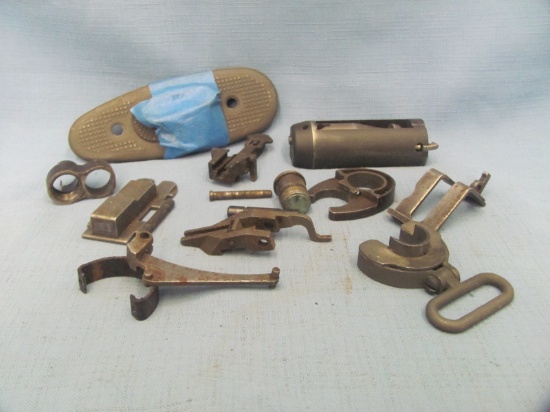Old Metal Gun Parts – Per Owner Military – Some Wear