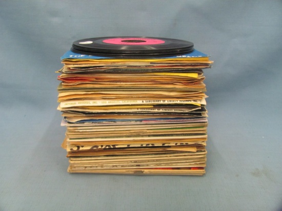 45 Records (72) – All Sleeved Except (5) – Various Artists – Not Tested