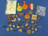 Mixed Lot of Small Pins – Tack Pins – Souvenir – VFW – American Legion & more