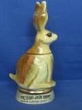 Vintage Jim Beam Decanter: The Texas Jack Rabbit/Odessa Hare 12” T