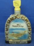 Sealed & Full Vintage 1971 Jim Beam “London Bridge Lake Havasu City AZ” Decanter 10 1/2” T
