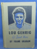 “Lou Gehrig A Quiet Hero” by Frank Graham – 1942 – Cadmus Books Special Edition – Pictoral Cover 7 1