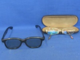 Glasses: Dana Buchman Fashion Corinne CS Frames & RX Lenses, Polarized 3D TV Glasses