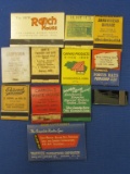 12 Vintage Matchbooks (Most Full) Minnesota Businesses Advertising