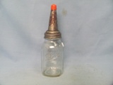 The Master Oil Jar Spout -  Pat. 1926 – Litchfield IL Mfg Co. - Ball Mason Jar