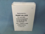 Sharp UX-15CR Ink Ribbon Refill –220MM X 150M – 2 Rolls – Unused – Not Dated