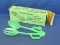 Vintage Pale Green Plastic Salad Tongs – Late '50s-60s – 9 ½” Long -