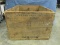 Vintage Wooden Shipping Crate - “American Rubbers”, “Men's King” - American Rubber Co. Boston, Mass.