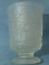 Fenton Satin Frosted Glass Vase w/Currier & Ives “Winter in the Country” Scene