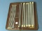 Knitting Needles 10pair  in Zippered Case Leisure Arts Made in England – Sizes 2-5, 8-11 & 13