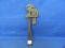 Unmarked Adjustable Pipe Wrench – 9 1/4” L – Works – Finish Wear/Rust