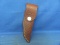 Case XX Leather Knife Sheath – Pocket is 5” Long – Good Condition