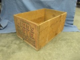Vintage Wooden Shipping Crate - Non-Poisonous Birds Eye Matches, The Diamond Match Co., 144 Boxes –