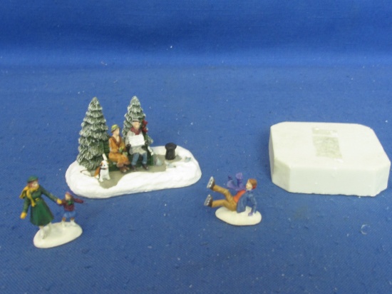 Dept 56?   Hawthorne Village Figures © 2004  - 2” and Smaller “Mother's Helping Hand, Feeding the Bi