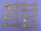 10 Large Size Iron Skeleton Keys – Unmarked – Longest is 4 3/4” - Some rust