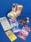 Assortment of Vintage Travel Guides – Maps – Menus – Etc. -