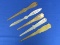 Set of 5 Metal Letter Openers – Advertising MN & Washington DC -