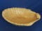 Vintage Pink Ceramic Bowl Shaped like a Shell – Measures: 17 1/2” L x 14 1/2” W x 5 1/2” D