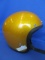 Vintage RG-9 Crash Helmet Yellow Metallic Flake w/ reflective tape