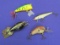 4 Fishing Lures – 1 is a Fred Arbogast Mud Bug – Longest is 3” - Good condition, as shown