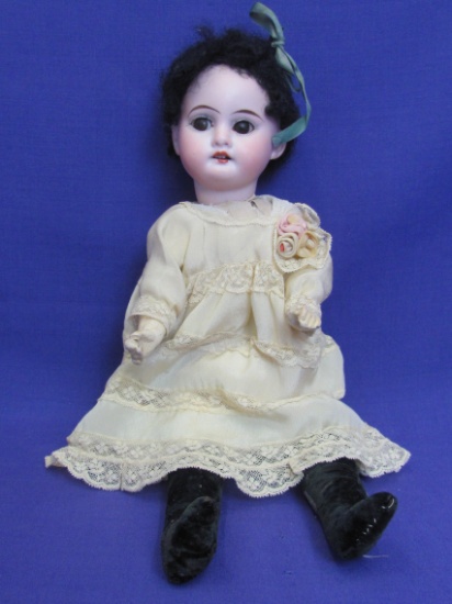 Vintage Doll – Bisque Head made in Germany – Composition Body & Arms – Fabric Legs