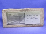 Brick from the Original Mayo Clinic – Opened 1914, Razed 1986 – 8” x 4” - Paper on base