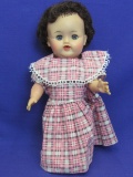 1950s Ideal Doll “Betsy Wetsy” - Dark Hair & Blue Eyes – 12” long – Marked “VW1”