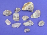 Lot of Rocks: Amethyst Crystals? Largest is 2 1/4” long – As shown