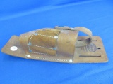 Vintage Leather Tool Belt – 11” L x 4” W- Nicholas since 1932 Made in America Top Grain Cow Hide No.