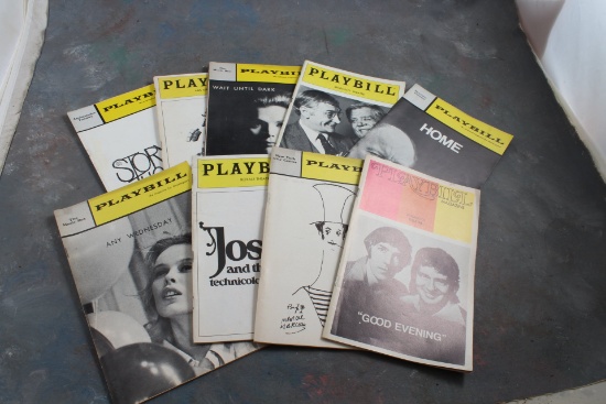 9 Vintage Playbill Magazines New York Dudley Moore Marcel Marceau + Many