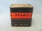 Atlas Battery Shaped Bank – 1 7/8” x 3” x 3” - Some Wear – Tape on the Top