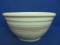 Vintage Watt Pottery USA  Oven Ware #14 Mixing Bowl Pink & Blue Bands Striped