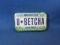 Unopened Tin of Mints – “U-Betcha” - Looks like MN License Plate -