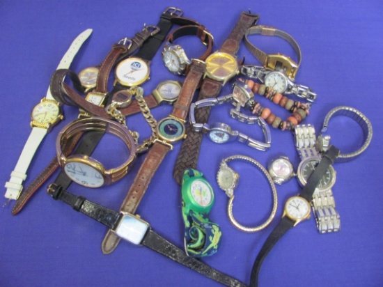 Lot of Watches – None currently running – Various Makers & Styles