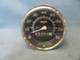 Skiroule Speedometer 0-80 – Only 54 Miles – Not Tested – Light Wear