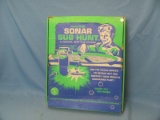 1961 Mattel Sonar Sub Hunt Naval Battle Game – Original Box – Some Accessories