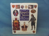 The Kings & Queens of England & Scotland Book – Dust Jacket Has Corner Tear