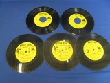 Vintage Children's' Peter Pan Records: Little Red Caboose,Peter Pan, Snoopy's Xmas, Rudolph, Shazam!